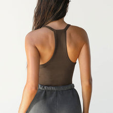 Load image into Gallery viewer, Women's Solid Backless Racerback Tank Top