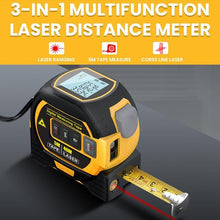 Load image into Gallery viewer, Portable 3-in-1 Infrared Laser Tape Measuring