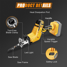 Load image into Gallery viewer, Sakerplus Battery-compatible wireless reciprocating saw