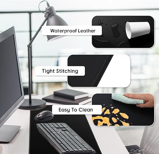 Large Heated Mouse Pad with Adjustable Heat Levels