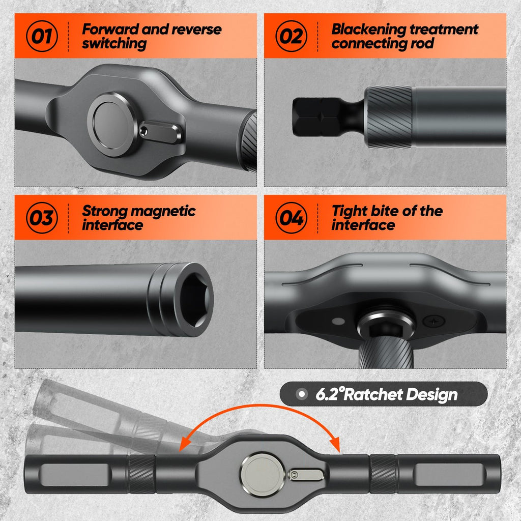 Ratchet 24-in-1 Screwdriver Set