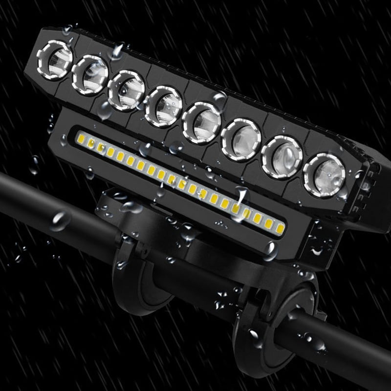 Multi-Source LED Bicycle Headlight