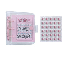 Load image into Gallery viewer, 12-Month Envelopes Money Saving Challenge Binder