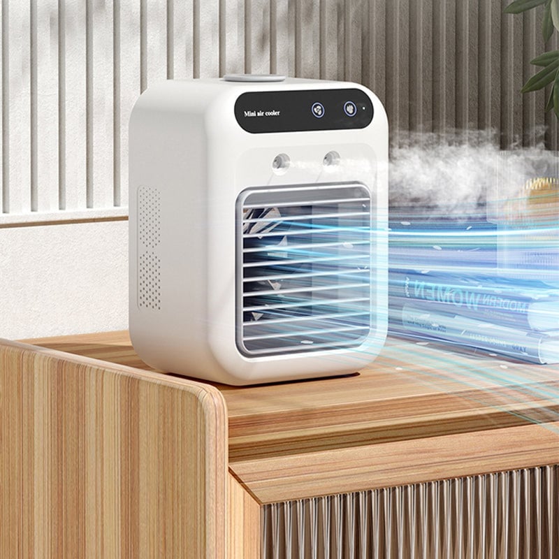 Portable 3-In-1 Cooling Fan with 2-Speed Mist