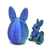 Load image into Gallery viewer, 3D Printed Rainbow Bunny Easter Egg Set