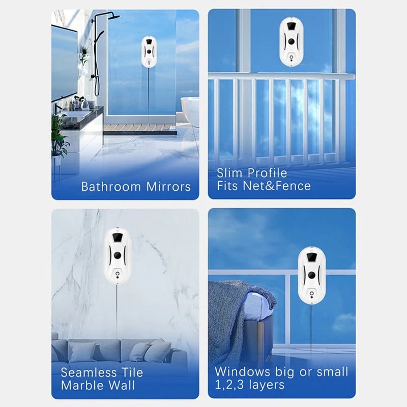 Sakerplus® Automatic Smart Window Cleaning Robot