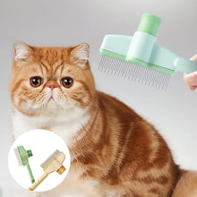 Load image into Gallery viewer, Self-cleaning Pet Flea Comb Grooming Brush