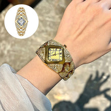Load image into Gallery viewer, Luxury Full Diamond Bangle Bracelet Watch
