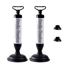 Load image into Gallery viewer, High-Pressure Toilet Plunger Set with Dual Suction Cups