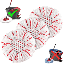 Load image into Gallery viewer, Microfiber Spin Mop Head