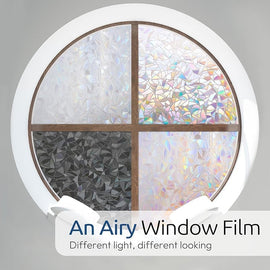 Holographic PVC Window Privacy Film