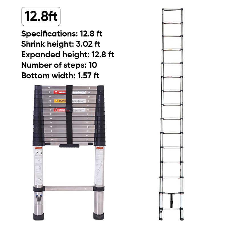 Sakerplus Portable Collapsible Extension Ladder