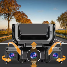 Load image into Gallery viewer, 3.0-inch Quad-Recording Dashcam