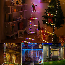 Load image into Gallery viewer, Santa Claus LED Ladder Light