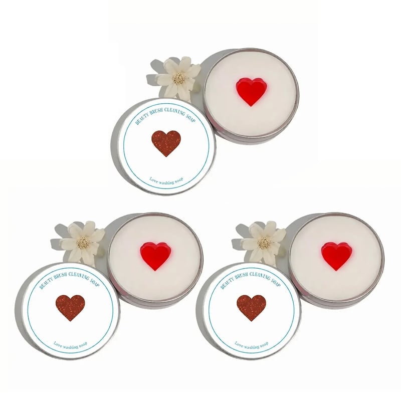 Silicone Makeup Brush Cleaning Pad with Soap