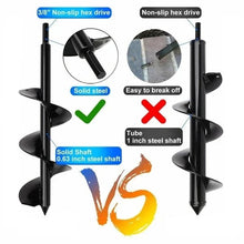 Load image into Gallery viewer, Spiral Rod Earth Drill Bits 2 Counts/set