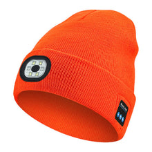 Load image into Gallery viewer, LED Light Bluetooth Warm Hat