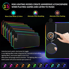 Load image into Gallery viewer, Sakerplus Wireless RGB Charging Mouse Pad