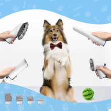 Load image into Gallery viewer, Pet Grooming Kit with 2.3L Vacuum Suction – Low Noise &amp; 5-in-1 Tools