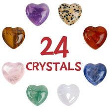 Load image into Gallery viewer, Valentines Cards with Heart-Shape Crystals