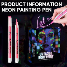 Load image into Gallery viewer, UV Neon Face Paint Markers 12 Colors