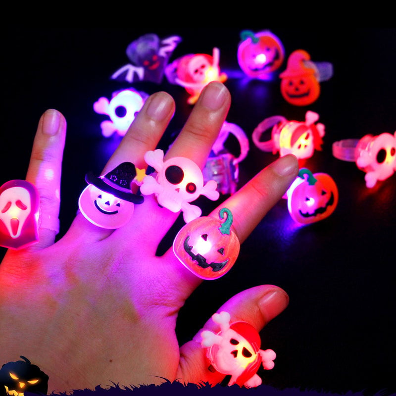 Luminous Halloween Rings(50 Rings)