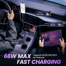 Load image into Gallery viewer, Retractable 5-in-1 Car Charger with Aromatherapy Diffuser