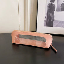 Load image into Gallery viewer, Portable Transparent Window Storage Bag (Yellow + Pink + Off White)