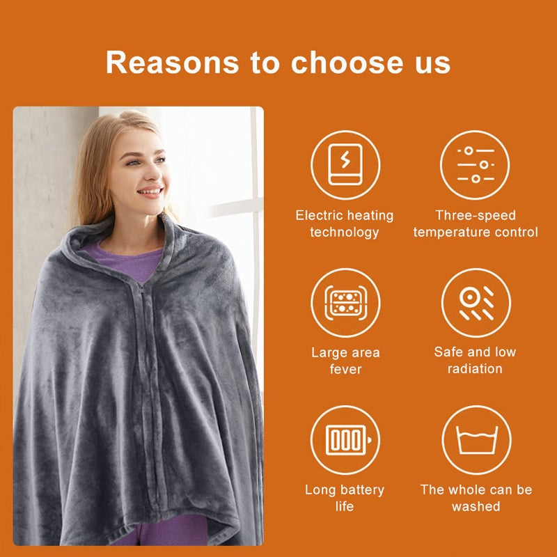 Heated Flannel Blanket