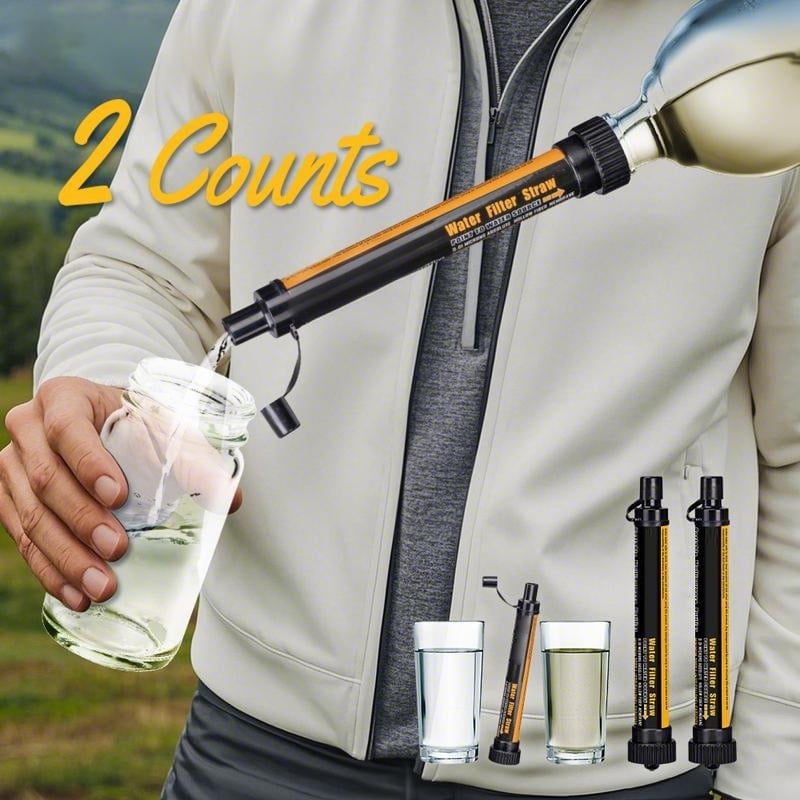 Portable Outdoor Water Filter Straw