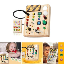 Load image into Gallery viewer, Montessori Busy Board for Toddlers