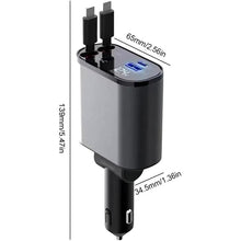 Load image into Gallery viewer, 4 in 1 Fast Car Phone Charger