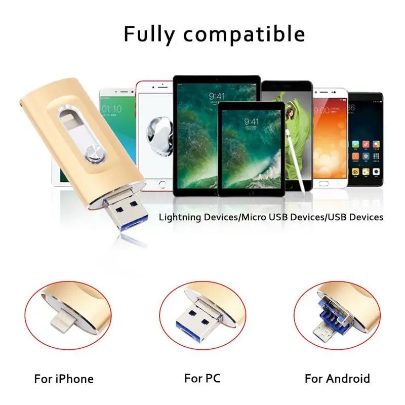 3 in 1 Portable High Speed USB 3.0 Memory Storage