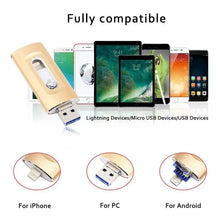 Load image into Gallery viewer, 3 in 1 Portable High Speed USB 3.0 Memory Storage