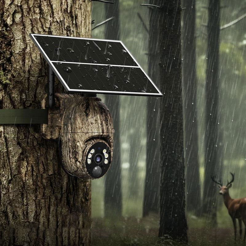 Solar camouflage camera