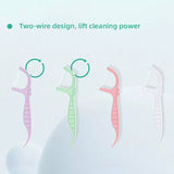 Disposable Floss Picks Twin-Line
