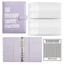 Load image into Gallery viewer, 100 Envelope Challenge Binder