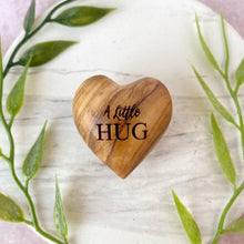 Load image into Gallery viewer, Pocket Hug Wooden Heart Token