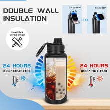 Load image into Gallery viewer, Water Bottle with Magnetic Phone Holder