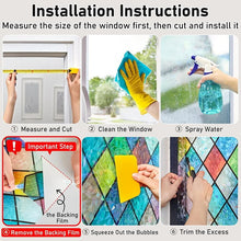 Load image into Gallery viewer, Holographic PVC Window Privacy Film