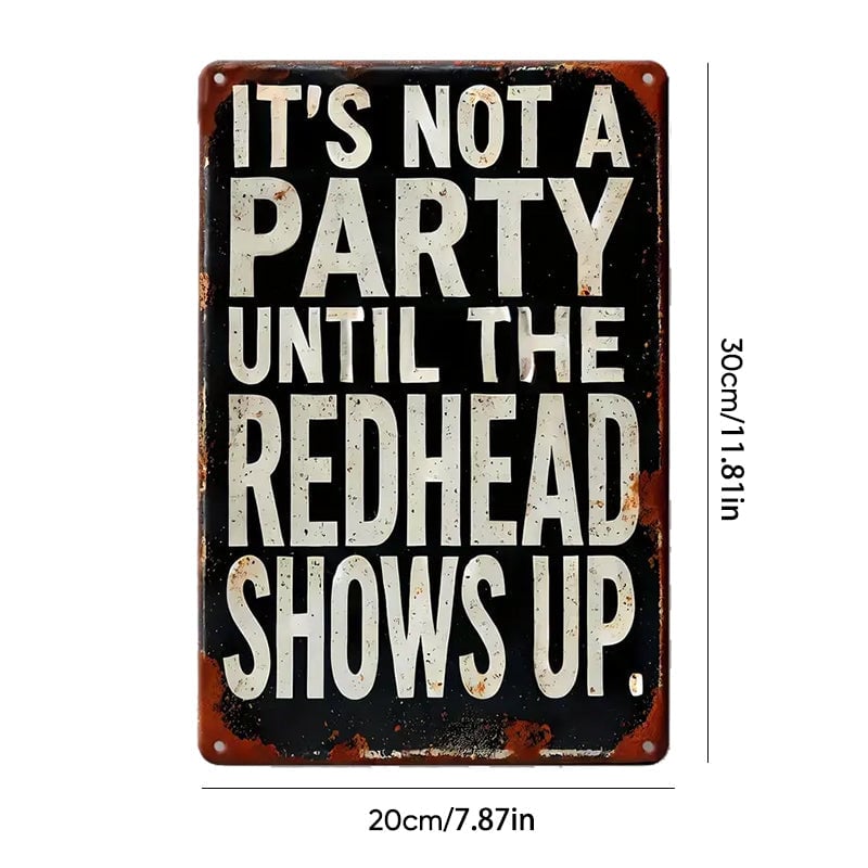 Vintage Humor Metal Sign