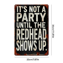 Load image into Gallery viewer, Vintage Humor Metal Sign