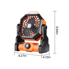 Load image into Gallery viewer, Outdoor Portable Cooling Fan - SAKER® Rechargeable Camping Fan
