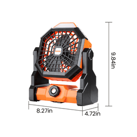 Outdoor Portable Cooling Fan - SAKER® Rechargeable Camping Fan