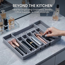 Load image into Gallery viewer, Kitchen Expandable Silverware Drawer Organizer