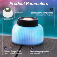 Load image into Gallery viewer, Solar Camping String Lights