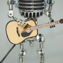 Load image into Gallery viewer, Vintage Metal Microphone Robot Desk Lamp