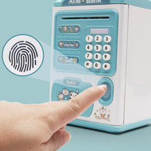 Load image into Gallery viewer, Fingerprint sensor automatic money rolling ATM piggy bank