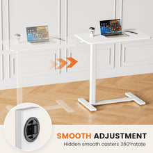 Load image into Gallery viewer, Hidden Casters Adjustable Bedside Table