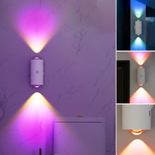 Load image into Gallery viewer, Smart Motion Sensor Wall Lamp with Colorful Gradient